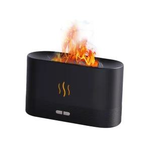 블랙 벽난로 환절기 불멍 가습기 초음파 모닥불