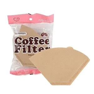 고품질 필터 2 커피 100매입 하니 5인용 감성 소확행 필터 핸 커피필터 핸드드립필터 여과필터 WFH16HR