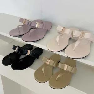 인기상품 여름 모임 슬리퍼 소개팅 구두 쪼리 리본 스트랩 샌들 [WFJIXM7_251115]