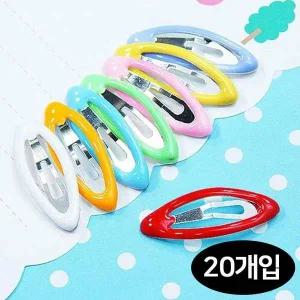 [콩심팥심]문펫 타원 똑딱이 (20개입) (1판) (강아지 핀)