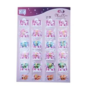 [콩심팥심]문펫 강아지 미니 똑딱핀 (삼각) (20개입) (1판)