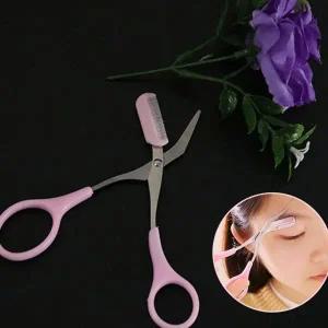 [하프클럽/]눈썹 손질용 스테인리스 칼 남성용 잔털 커팅 가위 일체형 뷰티