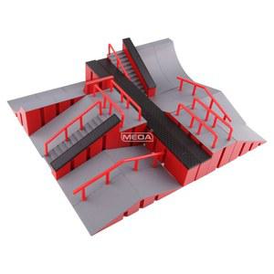 스케이트보드 보드 트랙 스타일랜덤 장면 In 핑거보드 킥보드 스케이팅