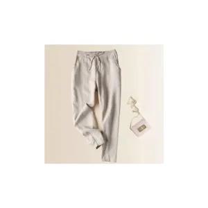 고품질 슬림효과 배기핏 린넨팬츠 (WFJKTC5)