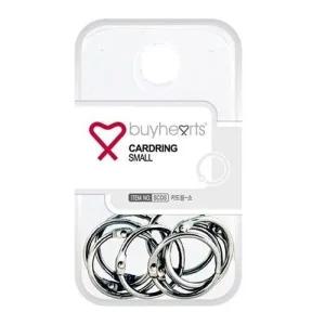 [셀러에이드]실버 카드 고리 중형 링 색상 고급형 카드링