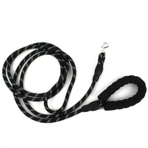 [콩심팥심]개줄 애견줄 산책 대형견목줄 대형견리드줄 로프 검정 3m