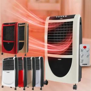 혀누닷컴 업소용 대형 전기 온풍기 사무실 캠핑 가정용 원룸 PTC히터 거실 타이머 리모컨 자동온도조절