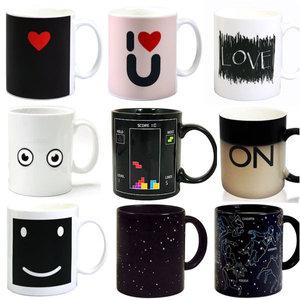 온도변화컵 변색 머그컵  머그잔 커피잔 컵 커플컵 잔 텀블러 유리컵 컵세트 물컵 답례품