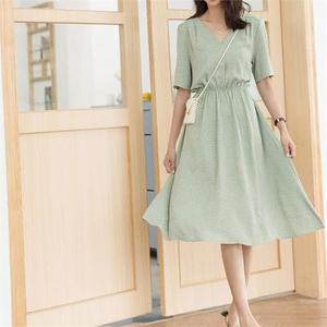 [오노마] ONM 여신룩 도트 여름 밴딩 미니 원피스 파스텔 데이트룩