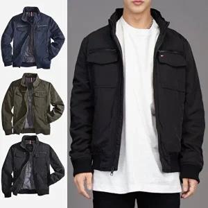 [타미힐피거]타미힐피거 남성 퍼포먼스 봄버 자켓