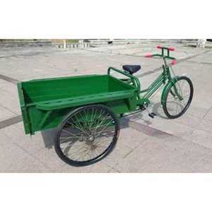 세발 자전거 트레일러 화물 장보기 중년 운반 수레