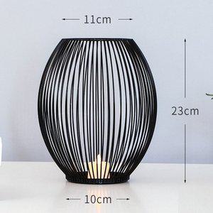 고품질 TC 블랙 철제 캔들 티라이트 홀더 대(L) JCN0197 블랙라지 (WFJ8DFS)