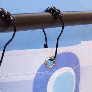 TC 커튼 커텐 고리 설치 구슬 부자재 블랙 (WFJ9FEL)