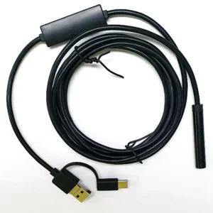 스마트폰 내시경 갈고리 led 카메라 2M