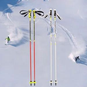 스노우파워 스키폴 스키 폴 탄소섬유 운반 얇은 스틱 다양한길이