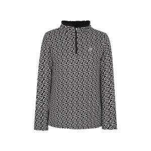 [20%쿠폰][크로커다일 레이디] 전판 로고 자가드 반집업 티셔츠_CLDWTS220