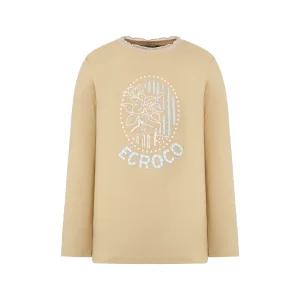 [20%쿠폰][크로커다일 레이디] 프릴넥 아트웍 티셔츠_CLDWTS102