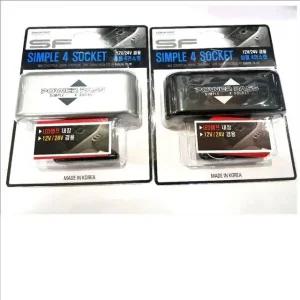 고품질 삼진-심플4구소켓 시거잭 소켓 멀티소켓 다용도소켓 (W56A657)