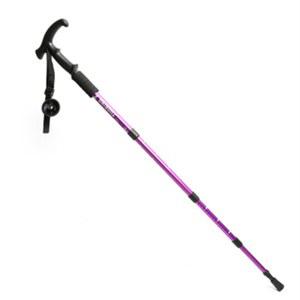 야외 캠핑 하이킹 스틱 슬립 잠금 T 섹션 4 슈퍼 라이트 스키 등산 탄소 섬유 스키