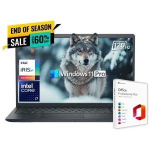 Dell INSPIRON 노트북 [세금포함] [정품] 15 LAPTOP 랩탑 120Hz 오피스 2021 Intel i7 32GB RAM 1TB SSD 솔