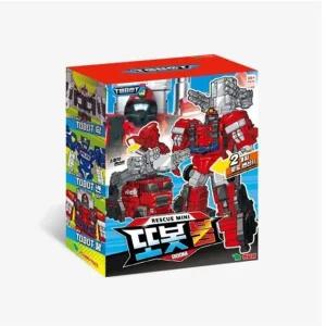 고품질 레스큐 미니 또봇 변신 합체 로봇 붐 로봇장난감 공룡로봇 (WD1C062)