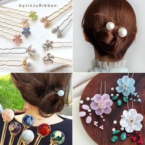 업스타일헤어 / 올림머리 집게핀 / 패션 비녀 / 뒤꽂이 / 머리꽂이 / 한복장식