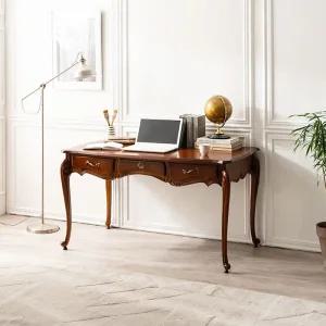 클식 모카 엔틱 서재 책상 (대)