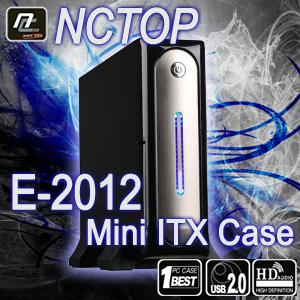 [NCTOP] E-2012 블랙 파워포함 미니 ITX 케이스 ☆파워 72W 아답터 포함/USB2.0/HD AUDIO/2.5인치 하드타입☆