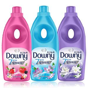다우니 고농축섬유유연제 1LX3개/블루/핑크/퍼플