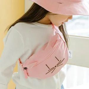 갤러리아 슬의생 우주 캠핑룩 [마뉴엘라] 유아 아기가방 힙색-핑크키티