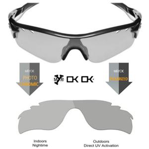 EyeNiz 오클리 레이다락 벤티드 편광 변색 교체렌즈 호환렌즈 아이니즈