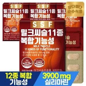 순수식품 밀크씨슬 실리마린 4개월분(120정) 간건강 밀크시슬 11종복합기능성 아연 셀렌 엽산 비오틴