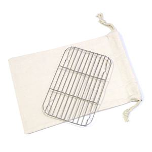 트란지아 반합 찜망 대(L) 파우치 세트 백패킹 미니 사각 찜망 돈까스망 튀김받침 스테인리스304