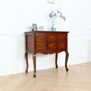 안티 6서랍 엔틱콘솔장