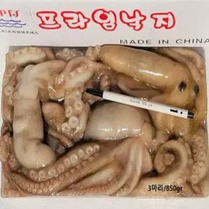 프라임 냉동 통낙지 850gr (3미, 4미, 5~6미, 7~8미)