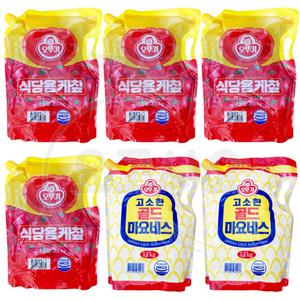 대용량 오뚜기 케첩 3.3kg 골드마요네즈 3.2kg 한박스