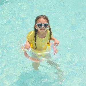 위니코니 아라칸 플라워 쿠션보행기 유아 반짝이 투명 튜브