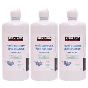 커클랜드 다목적 렌즈관리용액 473ml x 3병 소프트 하드 드림 관리 식염수 세정 세척 보존액