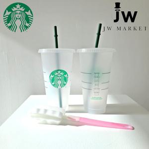 스타벅스 정품 리유저블 대용량 아이스텀블러 709ml 2개입