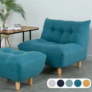 포그 패브릭 1인 소파 / 구름쿠션 인테리어소파