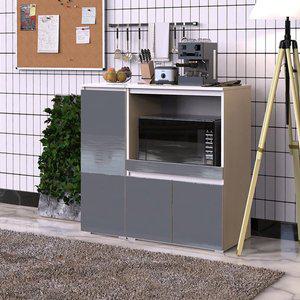 [플레인홈]다카 모던 주방 수납 렌지대 세트 도어형 900