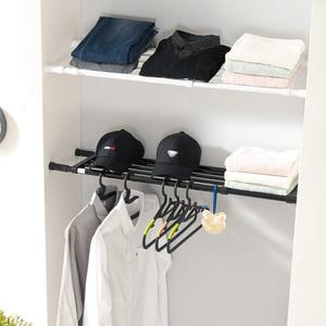 알뜨리 길이조절 압축선반 다용도 옷장 벽선반 베란다 틈새수납 세탁실 압축봉 주방 정리