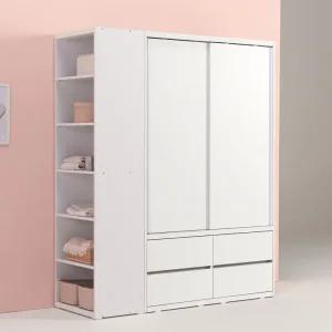 솔트 1600 슬라이딩 서랍 옷장+측면장 mcr100