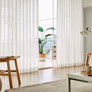 예나홈 카페st. 나비주름 화이트 쉬폰 속커튼 (국내산 원단)