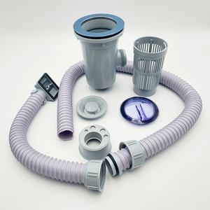 고급 싱크대 소형 배수구 세트 악취차단 거름망 배수관 덮개 (플라스틱 거름망)