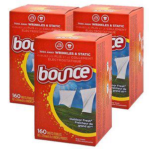 [기타]바운스 건조기 드라이시트 160매 x 3개