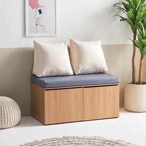 [기타]2인용 대용량 수납형 벤치소파