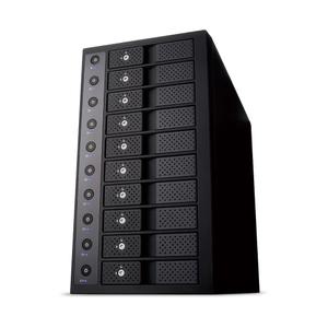 위즈플랫 C10-U32C 10베이 USB-C 3.2 Gen2 10G 외장하드 케이스 외장스토리지 DAS