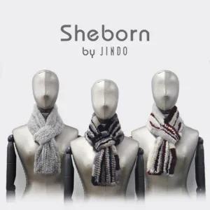 [진도 Sheborn] 유색 밍크 니팅 링 머플러(K4W1AM63_)