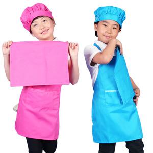 DCW13 아동 손수건 두건 세트 요리 미술 앞치마